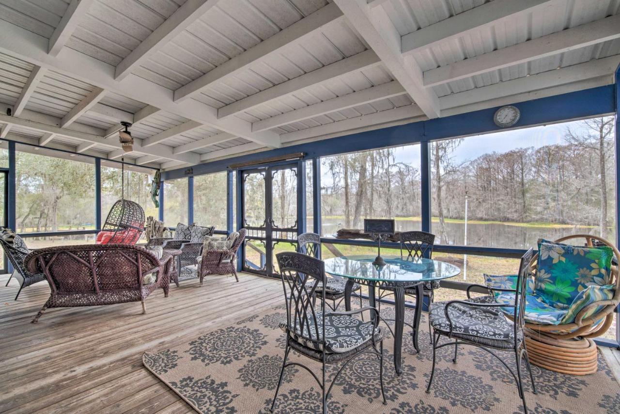 Unplugged Withlacoochee Riverfront Retreat! Bushnell Экстерьер фото