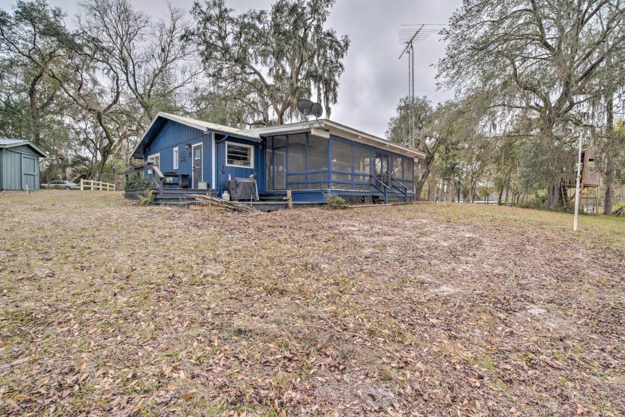 Unplugged Withlacoochee Riverfront Retreat! Bushnell Экстерьер фото